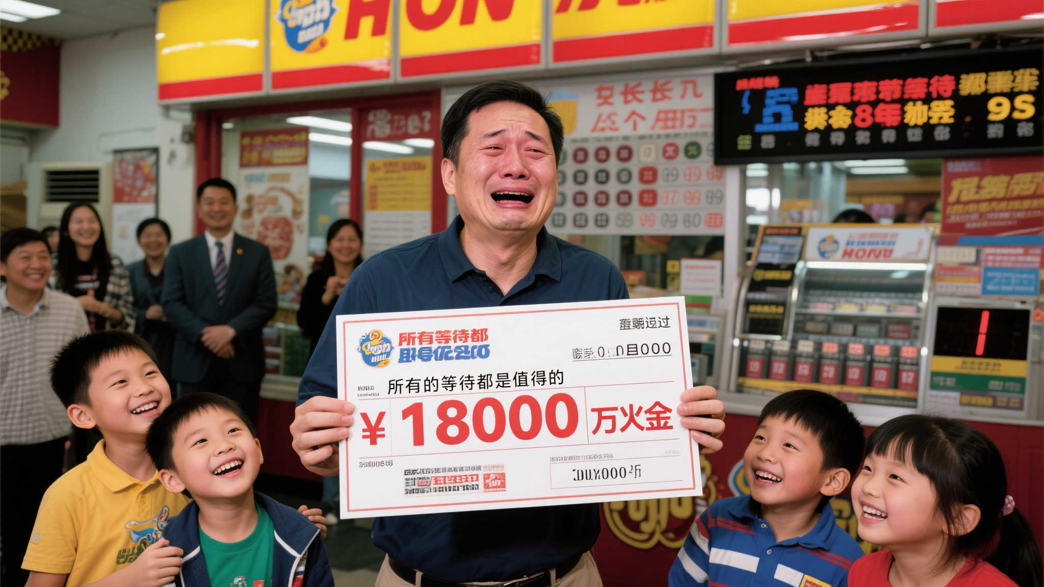 男子坚守8年幸运号码，终获大乐透1800万，奖金全献孩子未来
