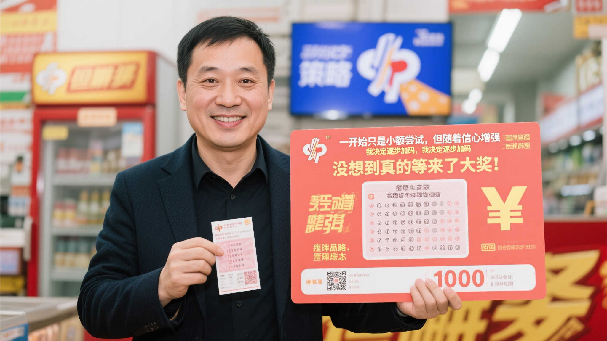 男子坚持每日加倍守号，携亲友喜领排列五110万大奖