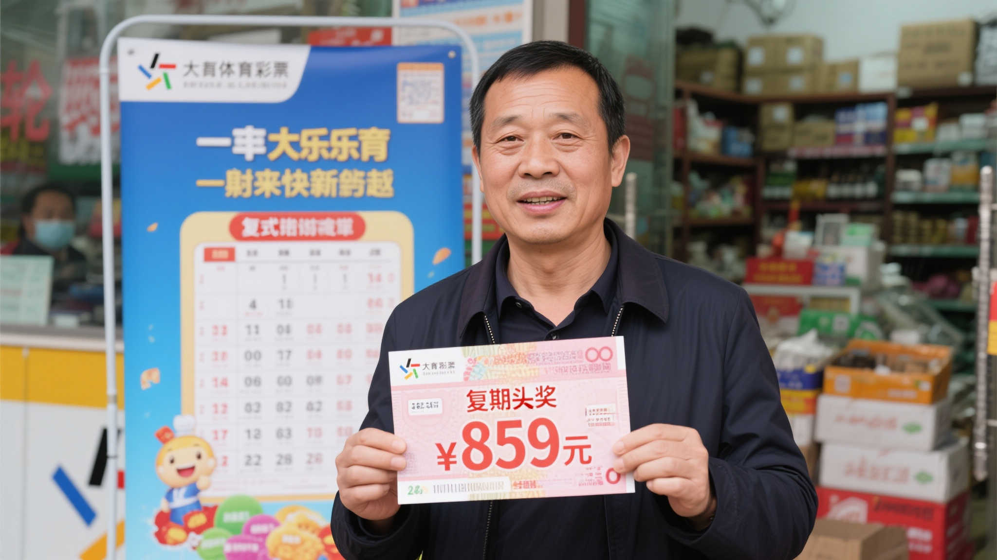 商人喜中大乐透859万，次日火速兑奖填补生意亏空
